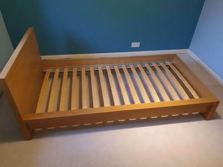 Photo of free Single bed frame - wood (Croham CR2) #1