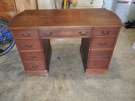 Photo of free Old style desk, wood (South Bellevue) #1