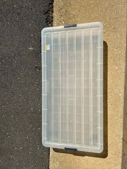 Photo of free Underbed storage with wheels (Middletown, NJ) #1