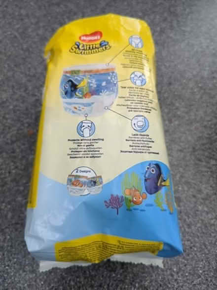 Photo of free 8 Huggies 5-6 (12-18kg) swim nappies (Shevington WN6) #2