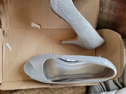 Photo of free Silver sparkly heels size 7 (HD3) #1