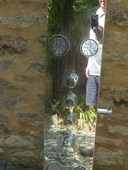 Photo of free Wall-mounted Shower Tower w/ fixed overhead shower body jets (Bladon OX20) #1