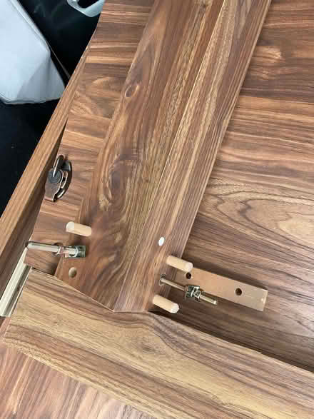 Photo of free Extendable Walnut Veneer Dining Table (Heysham LA3) #2