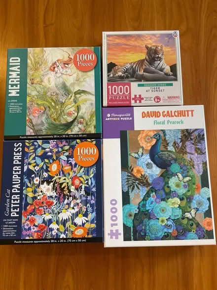 Photo of free 4 puzzles - 1000 pieces (312 Montgomery Street) #1