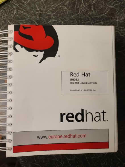 Photo of free Red Hat Linux Essentials Book (Rotherham S65) #1