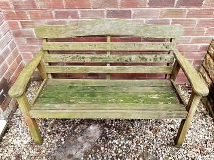 Photo of free old wooden bench in S18 (Woodseats S8) #1