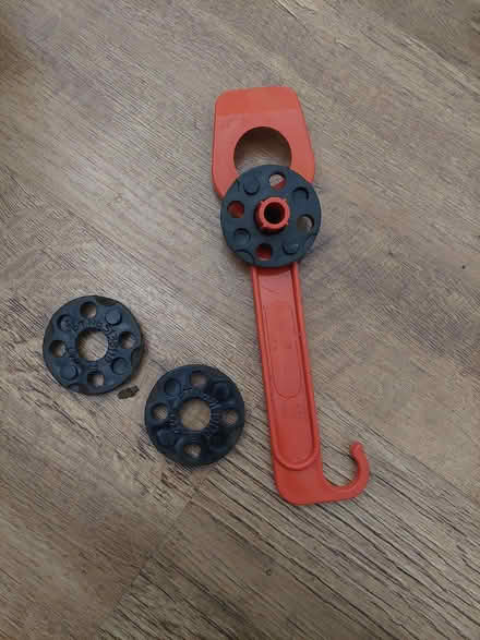 Photo of free Height adjusters & tool for Flymo (Garston WD25) #1