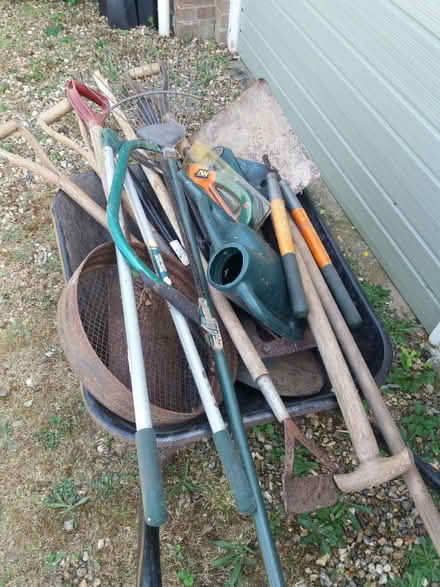 Photo of free Wheelbarrow and Gardening Tools (Rockland St Mary, NR14) #1