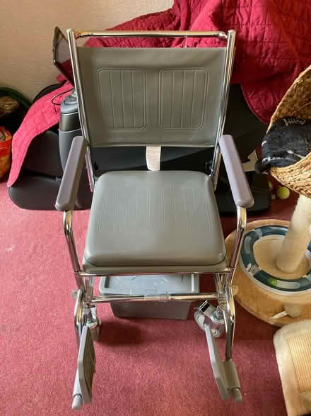 Photo of free Commode with wheels (Burscough L40) #1