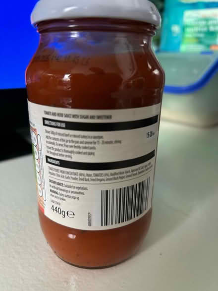 Photo of free New Pasta Sauce Jar (SE16) #2