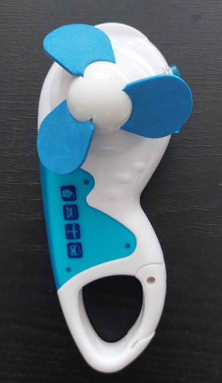 Photo of free Mini fan with foam blades + torch (Windlesham (GU20)) #1