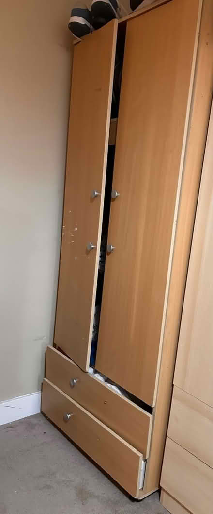 Photo of free Wardrobe with 2 drawers (DA5 bexley) #1