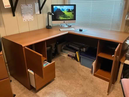 Photo of free Desk Corner - Left or Right (Redwood City, Woodside Plaza) #1