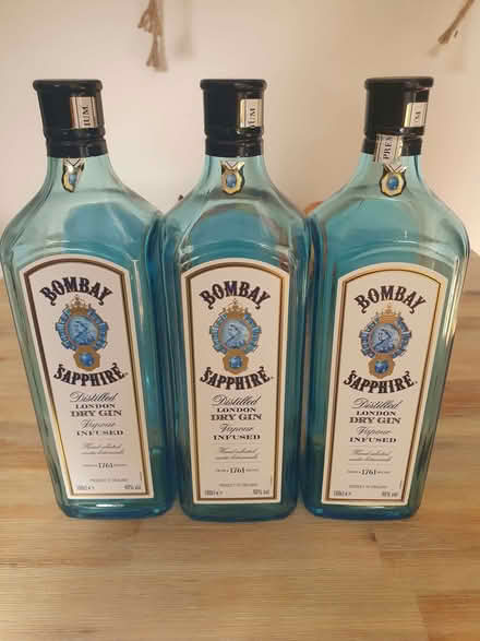 Photo of free Empty Bombay Sapphire bottles (North Runcton PE33) #1