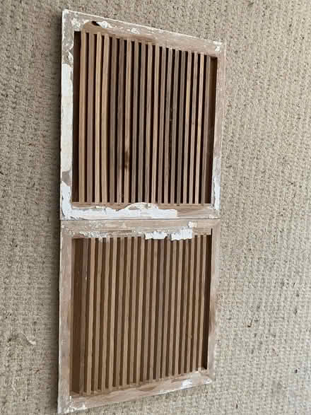 Photo of free Wooden Vent covers x 2 (Addlestone KT15) #2