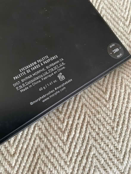 Photo of free Morphe Eyeshadow Palette (Garston, WD25) #3