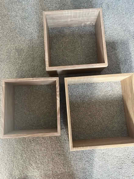 Photo of free 3 x mdf floating box shelves (Warwick (Nelson Lane) CV34) #1