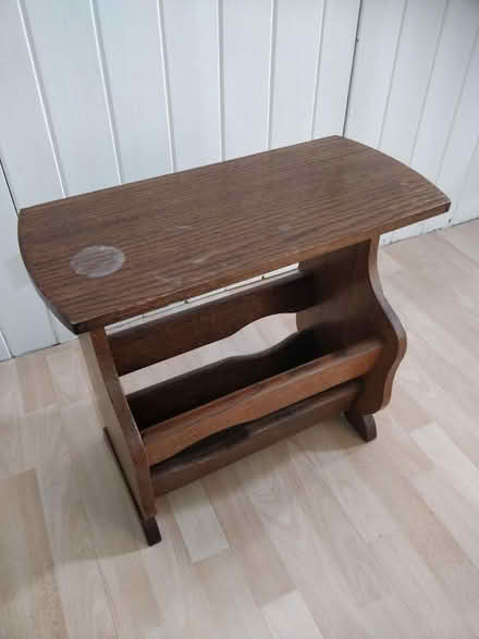 Photo of free Wooden magazine rack/coffee table (BS7 Bishopston.) #1