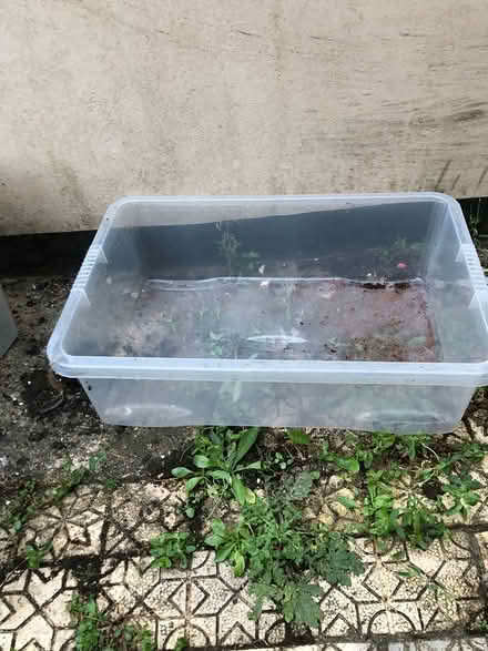 Photo of free 2 plastic storage containers (Newton Abbot) #1