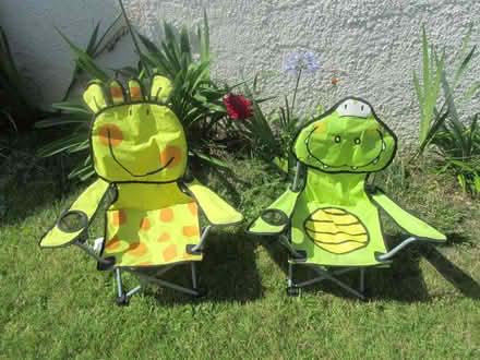 Photo of free animal themed kids garden chairs (foldable) (Henleaze BS9) #1