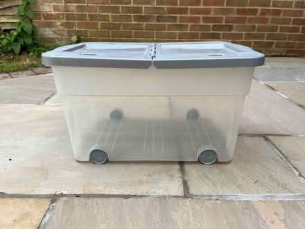 Photo of free Storage crate with wheels (Winnington Way GU21) #1