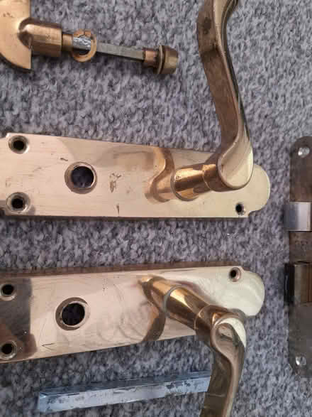 Photo of free 2 indoor door handles (Jarrow NE32) #2