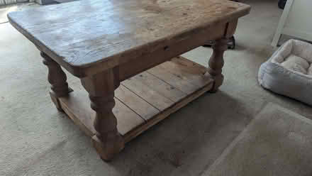 Photo of free Solid pine coffee table (Tilekiln TN38) #3