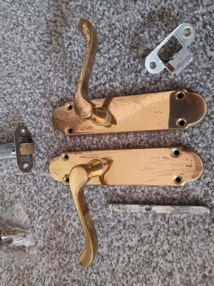 Photo of free 2 indoor door handles (Jarrow NE32) #3