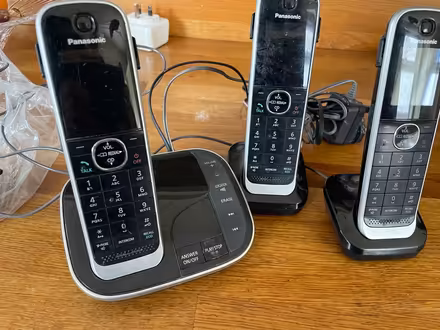 Photo of free 3 Panasonic phones & base units (Harrogate HG2) #1