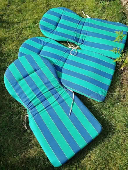 Photo of free Outdoor chair cushions x 5 (Golcar/Slaithwaite - HD7) #1
