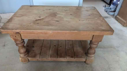Photo of free Solid pine coffee table (Tilekiln TN38) #1