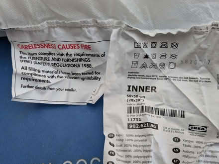Photo of free 3 x Cushion inners/fillers (IKEA) (Roffey RH12) #3