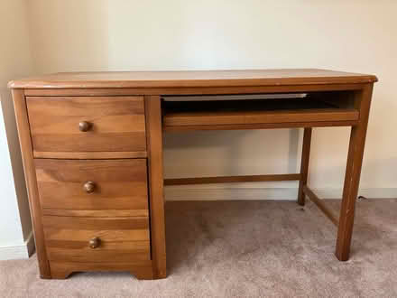 Photo of free Solid Wood Desk (Eastern Market/Capitol Hill) #1