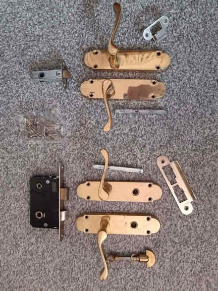 Photo of free 2 indoor door handles (Jarrow NE32) #1