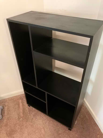 Photo of free Black Wood book case (Eastern Market/Capitol Hill) #2