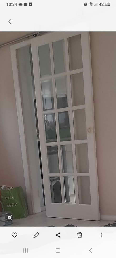 Photo of free Heavy glass door internal (Collier Row) #1
