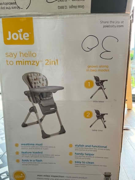 Photo of free Baby high chair Joie (SW16 Norbury) #4