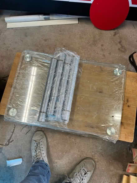 Photo of free Glass tv stand (TF10 8hr) #2