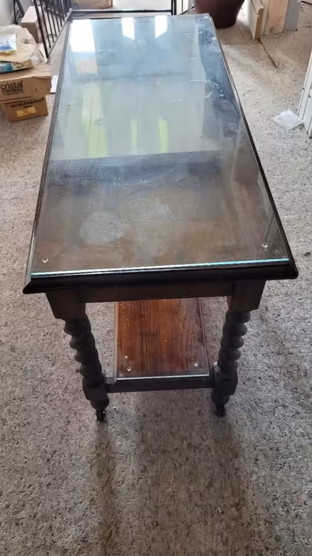 Photo of free Scroll leg table (Heath Charnock PR6) #1