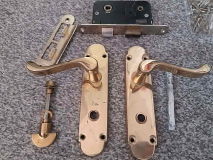 Photo of free 2 indoor door handles (Jarrow NE32) #4