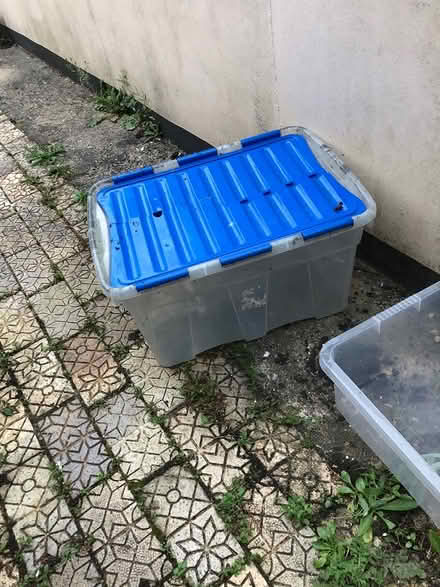 Photo of free 2 plastic storage containers (Newton Abbot) #2