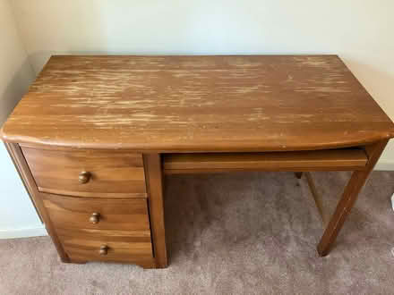Photo of free Solid Wood Desk (Eastern Market/Capitol Hill) #2