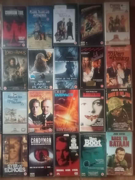 Photo of free 70 + Prerecorded VHS Tapes (PL4) #2