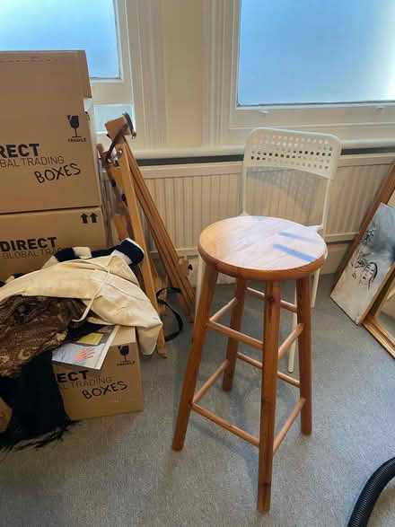 Photo of free Wooden stool (Finsbury Park N4) #1