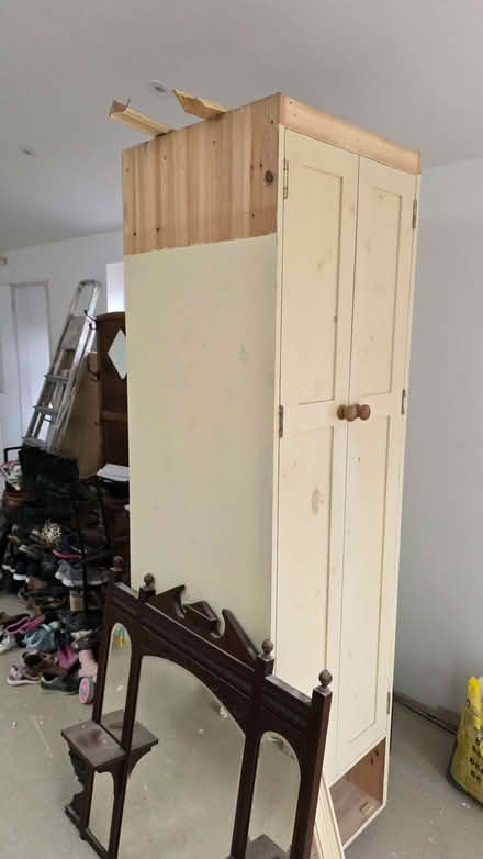 Photo of free Large solid pine cupboard (New Bradwell MK13) #2