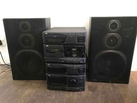 Photo of free JVC hifi stack and speakers (Lansdown) #1