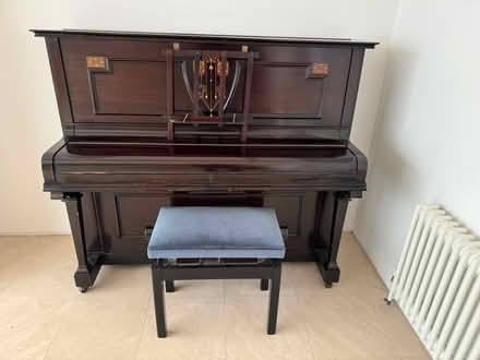 Photo of free Upright piano and piano stool (Belsize Park, NW3) #1