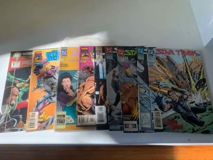 Photo of free DC and Marvel Star Trek comic books (West 90s) #1