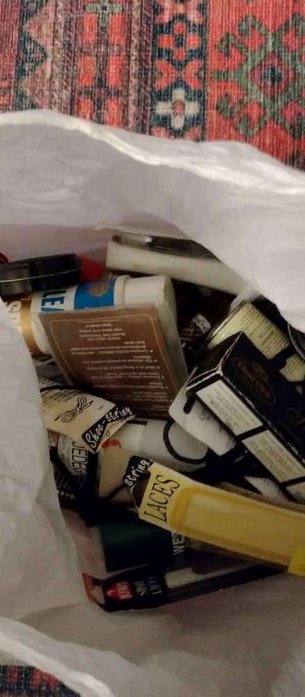 Photo of free Mixed bag of shoe related bits (East croydon) #1