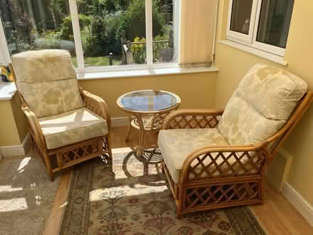 Photo of free Bamboo chairs and table (Coate SN3) #1
